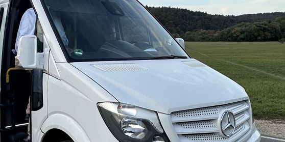 Der Buga Sonderbus der RSV wird gezeigt